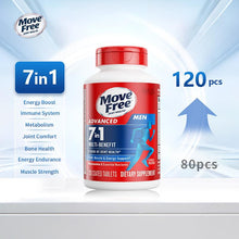 Load image into Gallery viewer, Move Free joint health 7-in-1 Glucosamine Chondroitin Plus Calcium Complex Vitamin Supplements for Men with B-Vitamins + Multi-Glucosamine 120 Pills - Male glucosamine
