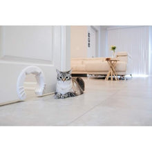 Load image into Gallery viewer, Cat Door Built In Interior Pet Door for Small, Medium, &amp; Large Cats - Cat Doors for Interior Doors - Hole Pass Fits Indoor Hollow Core or Solid Inside Doors - Hidden Kitty Litter Box Cat Furniture