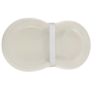 Keekaroo Peanut Changer Baby Vanilla– The Original Made in USA Easy-to-Clean Changing pad and The only Shell Over Foam, Fully Water Repellant