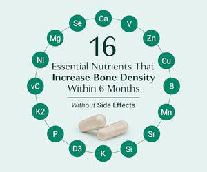 AlgaeCal - Bone Builder Pack for Bone Density Increase, Clinically Supported Plant Based Calcium Supplement & Strontium, Vitamins K2 (100mg), D3 (1600 IU), Magnesium & 16 Essential nutrients