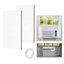 Load image into Gallery viewer, BJADE&#39;S Window Air Conditioner Side Insulation Foam Panels,Summer and Winter AC Insulating for Indoor Window AC Unit
