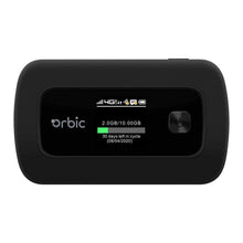 Load image into Gallery viewer, Orbic Speed Mobile Hotspot | 4G LTE |Connect up to 10 Wi-Fi Enabled Devices | Up to 12 hrs of Usage time |Up to 5 Days of Stand-by time | Great for Remote Workers (Renewed)