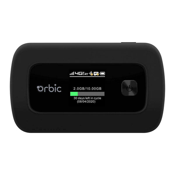 Orbic Speed Mobile Hotspot | 4G LTE |Connect up to 10 Wi-Fi Enabled Devices | Up to 12 hrs of Usage time |Up to 5 Days of Stand-by time | Great for Remote Workers (Renewed)