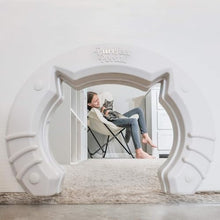 Load image into Gallery viewer, Cat Door Built In Interior Pet Door for Small, Medium, &amp; Large Cats - Cat Doors for Interior Doors - Hole Pass Fits Indoor Hollow Core or Solid Inside Doors - Hidden Kitty Litter Box Cat Furniture