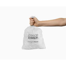 Load image into Gallery viewer, Joseph Joseph IW2 Biodegradable Trash Bags, Custom Fit Bin Liners for Food Waste Caddy 1 Gallon / 4 Liter 100% Compostable, Pack of 50