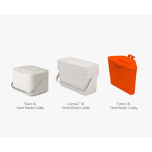 Load image into Gallery viewer, Joseph Joseph IW2 Biodegradable Trash Bags, Custom Fit Bin Liners for Food Waste Caddy 1 Gallon / 4 Liter 100% Compostable, Pack of 50