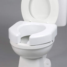 Load image into Gallery viewer, SP 3 Inch Extender Booster Elevated Raised Toilet Seat Risers for Seniors Adults Elderly Handicap Disabled Fits Most Standard and Elongated Toilets - White
