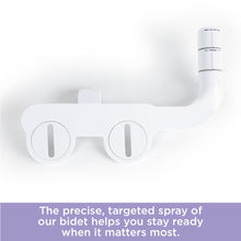 Load image into Gallery viewer, Pure for Men Bidet Toilet Seat Attachment for Home | Dual Self-Cleaning Nozzle (Frontal &amp; Rear Back), Non-Electric Sprayer, Adjustable Water Pressure &amp; Easy to Use | Sleek &amp; Minimalist Design (White)