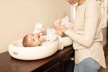 Load image into Gallery viewer, Keekaroo Peanut Changer Baby Vanilla– The Original Made in USA Easy-to-Clean Changing pad and The only Shell Over Foam, Fully Water Repellant