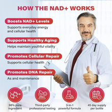 Load image into Gallery viewer, ZOOONE NR1000 - NAD+ Berry Flavor Drink Mix for Skin Aging Support, Energy, and Focus - 30 Pack -