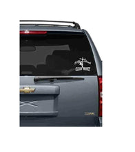 Load image into Gallery viewer, Dirty Hands Clean Money Lineman Vinyl Sticker | 6&quot; by 5&quot; | White Vinyl