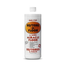Load image into Gallery viewer, Restore-A-Floor Floor Finish - Wood Floor Polish and Hard Wood Floor Wax to Rejuvenate Floors Including Marble Floors, Vinyl Floors, and Laminate Floors