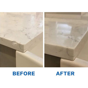 Granite Countertop Repair Kit (Color Match), Marble Repair Kit, Quickly Fix Chips, Pits, Cracks, Scratches on Granite, Marble, Travertine, Corian and Other Stones - Quartz Countertop Repair Kit