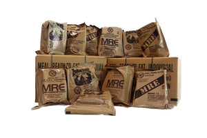 Food Dude 82nd Military MRE Surplus - 2025 Inspection - US MRE Meals Ready to Eat Military MRE Meals with Heater Packs - 4 Pack of MRE Meals Bulk w/ 1250 Calories per MRE Full Meal - 4 MRE Food Packs