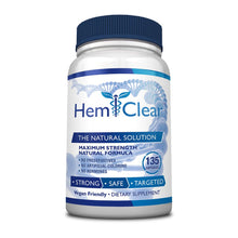 Load image into Gallery viewer, HemClear for Hemorrhoids - Vegan Formula for Hemorrhoid Relief &amp; Vascular Health - Maximum Strength 1 Bottle 135 Capsules - 3 Month Supply