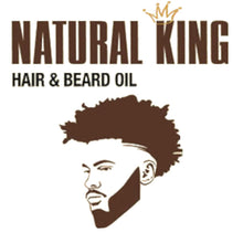 Load image into Gallery viewer, Natural King Pro-growth Castor Hair &amp; Beard Oil 7.1 oz and 2.5 oz. Travel Size (2-PC Set)