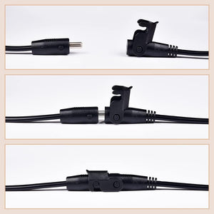 AWINLI 6.5 ft (2m) Extended AC Power Cord for Lift Recliner,Okin,Limoss,Lazboy,Pride,Catnapper Replacement Power Cord