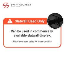 Load image into Gallery viewer, Swift Courser 2 Packs Golf Club Holder Wood and Driver Organize Storage Display for Slatwall to Hold 4 Clubs, 16.33&quot;, Black (Bracket (Black) + Holder (Black), 16.33&quot; (41.5cm))