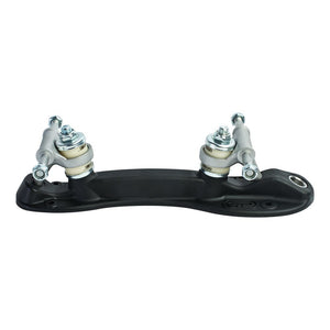 Riedell R3 Roller Skate - Quad Roller Skate for Indoor/Outdoor | Black | Size 14