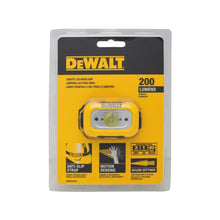 Load image into Gallery viewer, DEWALT Headlamp for Jobsite, 200 Lumen (DWHT81424), Yellow