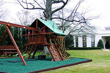 Load image into Gallery viewer, Playsafer Rubber Mulch Nuggets Protective Flooring for Playgrounds, Swing-Sets, Play Areas, and Landscaping (40 LBS - 1.55 CU. FT., Green)