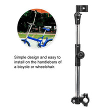 Load image into Gallery viewer, TARSHYRY Elderly Mobility Scooter Umbrella Holder,Universal Umbrella Mount Holder, Adjustable Stretch Umbrella Stand for Mobility Scooter,Stroller,Wheelchair,Beach Chair