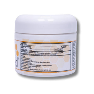 AbeeMed Natural Supplement 60 Capsules + Cream 2 oz Value Pack - Bee Venom Apitoxin - Pain Support - Mobility