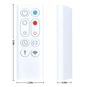 New Replacet Fan Remote Control Compatible for Dyson AM09 Hot + Cool Heater Tower Fan, Part Number: 966538-01 (White)