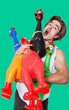 Load image into Gallery viewer, Animolds Hug Me Giant Rubber Chicken- Huge Stress Relief Screaming Chicken Toy | Screams Up to 45 Seconds- Novelty Gag and Prank Toys | Funny Toys Gifts for Christmas Stocking Stuffers for Kids Adult