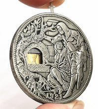 Load image into Gallery viewer, USA Movable Mechanical Coin Hobo Nickel Morgan Dollar Holy Grail Wandering Removeable Sword Amazing Art Collectible Creative Gift Handmade Commemorative