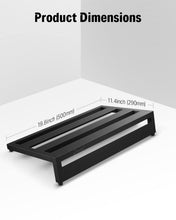 Load image into Gallery viewer, Donner Guitar Pedal Board Case DB-3 Aluminium Pedalboard 20&#39;&#39; x 11.4&#39;&#39; x 4&#39;’ with Bag