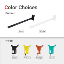 Load image into Gallery viewer, Swift Courser 2 Packs Golf Club Holder Wood and Driver Organize Storage Display for Slatwall to Hold 4 Clubs, 16.33&quot;, Black (Bracket (Black) + Holder (Black), 16.33&quot; (41.5cm))