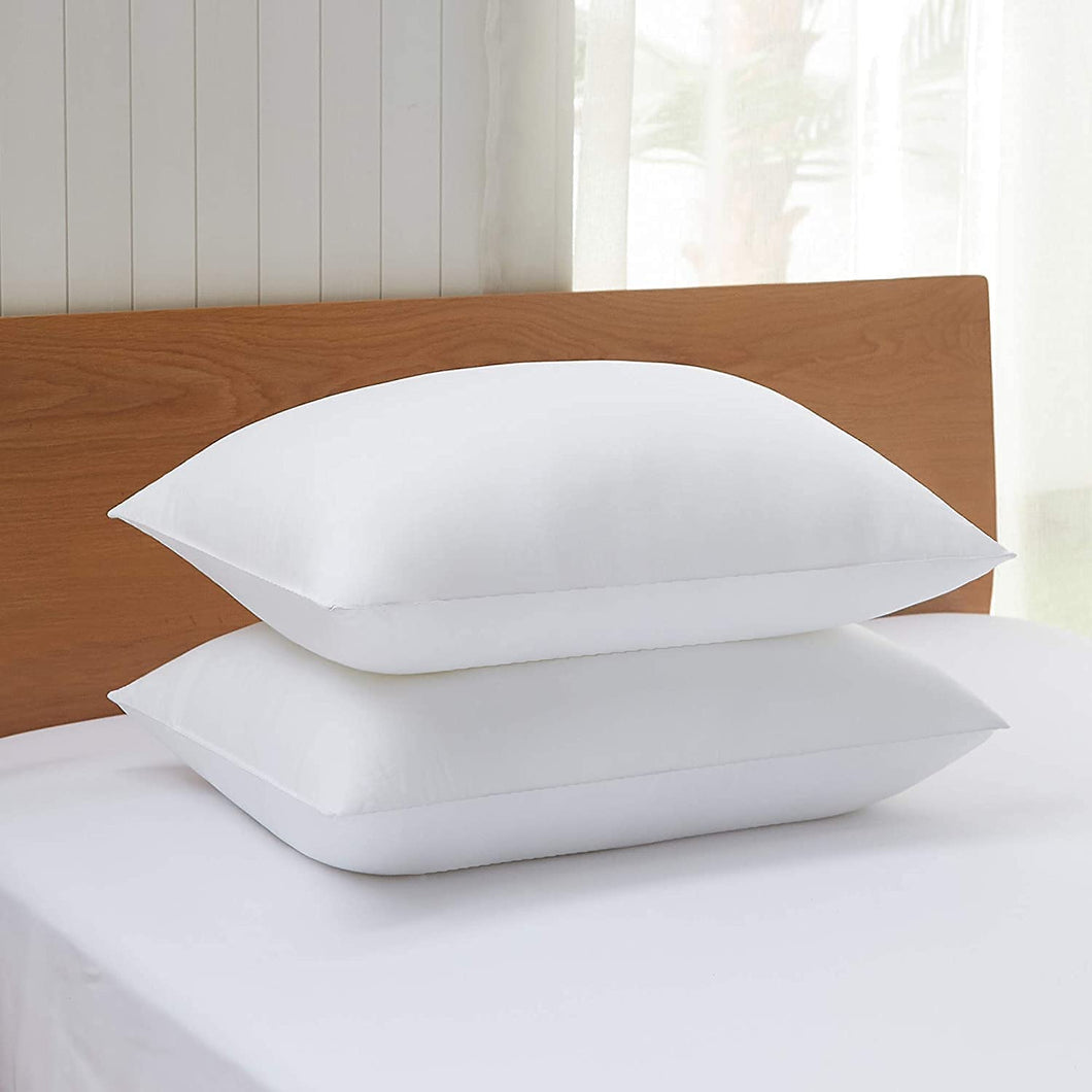 Acanva Bed Pillows 2 Pack Hotel Collection Luxury Soft Inserts for Sleeping-Breathable and Comfortable for Stomach Back Sleepers, Queen (Pack of 2), White 2 Count