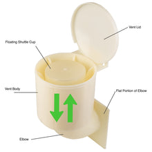 Load image into Gallery viewer, Heartland Natural Energy Saving Dryer Vent Closure - Outside Heartland Dryer Vent Cover Adapts to Outdoor Siding