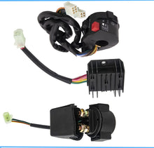 Load image into Gallery viewer, Fremnily Complete Wiring Harness Kit Replaces ATV 4-Stroke ATV Quad 150CC 200CC 250CC 300CC Quad Bike Buggy Go Kart Quad Wire Harness Complete Electrics Stator Coil CDI Solenoid Relay Spark Plug
