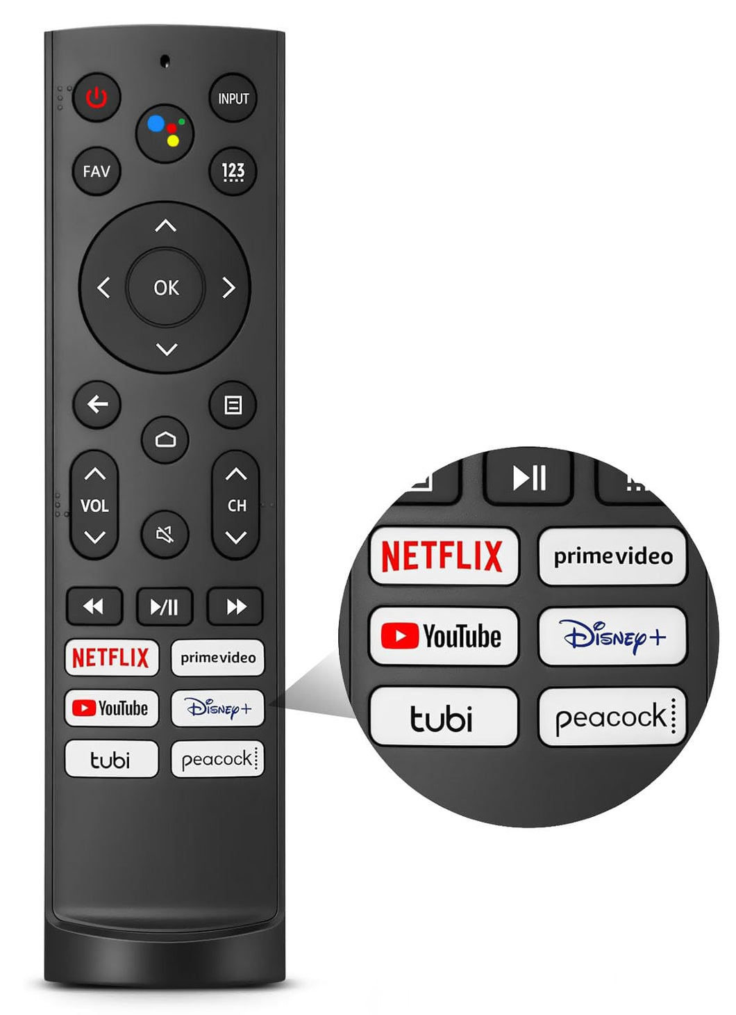 New Remote Control Replacement for Hisense TV (ERF3A90), Fit for Hisense Android Smart TV 75U9DG 55U8G 65U8G 55U7G 65U7G 75U7G 55U78G 65U78G 75U78G 75A76K 55A76K