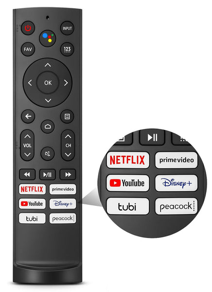 New Remote Control Replacement for Hisense TV (ERF3A90), Fit for Hisense Android Smart TV 75U9DG 55U8G 65U8G 55U7G 65U7G 75U7G 55U78G 65U78G 75U78G 75A76K 55A76K