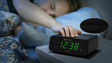 Load image into Gallery viewer, Emerson SmartSet Dual Alarm Clock Radio with AM/FM Radio, Dimmer, Sleep Timer and .9&quot; LED Display, CKS1900