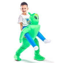 Load image into Gallery viewer, Minetom Inflatable Alien Costume for Kids, Halloween Blow up Costume for Kids-Child (4-8 Years) Unisex