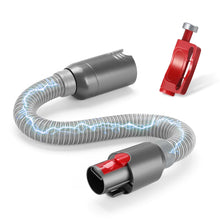 Load image into Gallery viewer, LANMU Upgraded Extension Hose with Electrical Connection Compatible with Dyson V7 V8 V10 V11 Cordless Vacuum Motorized &amp; Non-motorized Attachments, 35&quot; Vacuum Hose and Trigger Lock Accessories