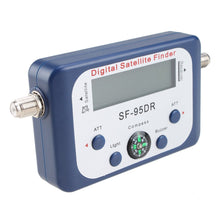 Load image into Gallery viewer, AGPtek Digital Satellite Signal Finder Meter for Dish Network Directv FTA with Compass and Audio Tone - Blue