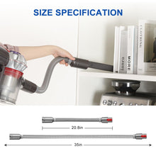 Load image into Gallery viewer, LANMU Upgraded Extension Hose with Electrical Connection Compatible with Dyson V7 V8 V10 V11 Cordless Vacuum Motorized &amp; Non-motorized Attachments, 35&quot; Vacuum Hose and Trigger Lock Accessories