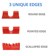Load image into Gallery viewer, Davinci Tool (Red) -USA Made- Hard Rubber Neck Tension Relief &amp; Pressure Point Massage Tool - Occipital Release Tool - Cervical Traction Device- Suboccipital Release Device - Neck Stretcher