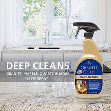 Load image into Gallery viewer, Granite Gold Daily Cleaner Spray Streak-Free Cleaning for Granite, Marble, Travertine, Quartz, Natural Stone Countertops, and Floors, 24 Fluid Ounces, 3-Pack