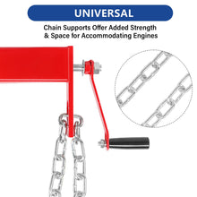Load image into Gallery viewer, Parts-Diyer 4000lbs Load Lever for 2 Ton Engine Hoist Crane Cherry Picker Lift Tool Heavy Duty (Red·Lever)