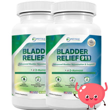 Load image into Gallery viewer, Phytage Labs Bladder Relief 911 Detoxifying Strength - for Men and Women Provides Bladder Support, 60 Veggie Capsules - 2 Pack