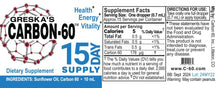 Load image into Gallery viewer, Greska&#39;s Carbon 60 15-Day Supply