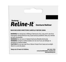 Load image into Gallery viewer, Dentemp Denture Reline Kit - Advanced Formula Reline It Denture Reliner (Pack of 3) - Denture Kit to Refit and Tighten Dentures for Both Upper &amp; Lower Denture
