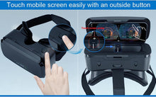 Load image into Gallery viewer, VR Headsets for Phone Cell Phone Virtual Reality headsets 3D Glasses Helmets VR Goggles for TV Movies Video Games Compatible to iOS Android Support 4.7” to 7.3” Mobile Screen with Controller (BR95)