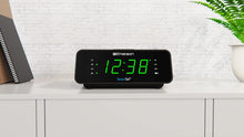 Load image into Gallery viewer, Emerson SmartSet Dual Alarm Clock Radio with AM/FM Radio, Dimmer, Sleep Timer and .9&quot; LED Display, CKS1900